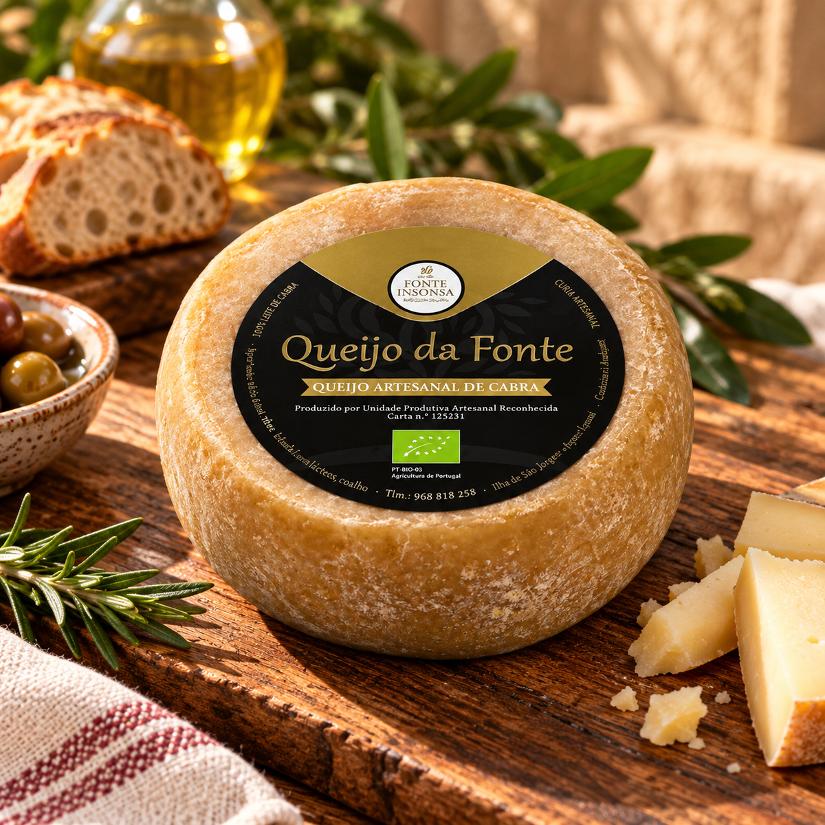 Queijo de Cabra Curado Biológico Queijo da Fonte