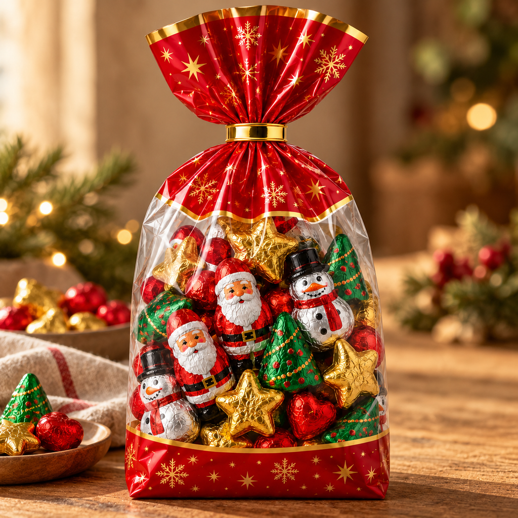 Fantasias de Natal Saqueta 115 g
