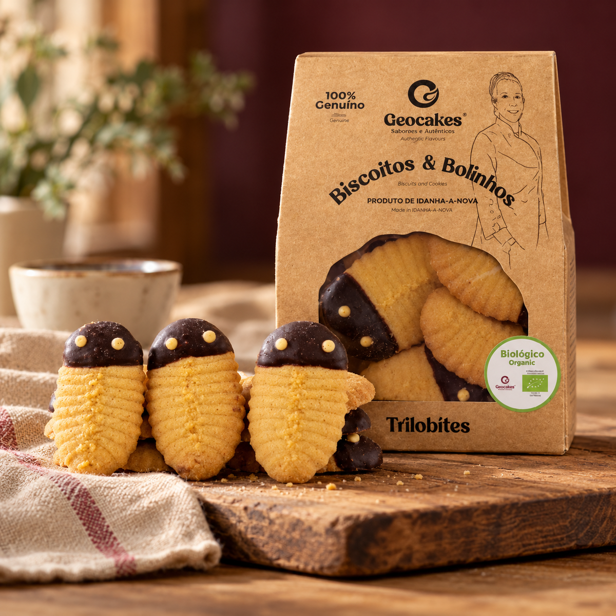 Trilobites Biológicas — Biscoitos Artesanais 190 g